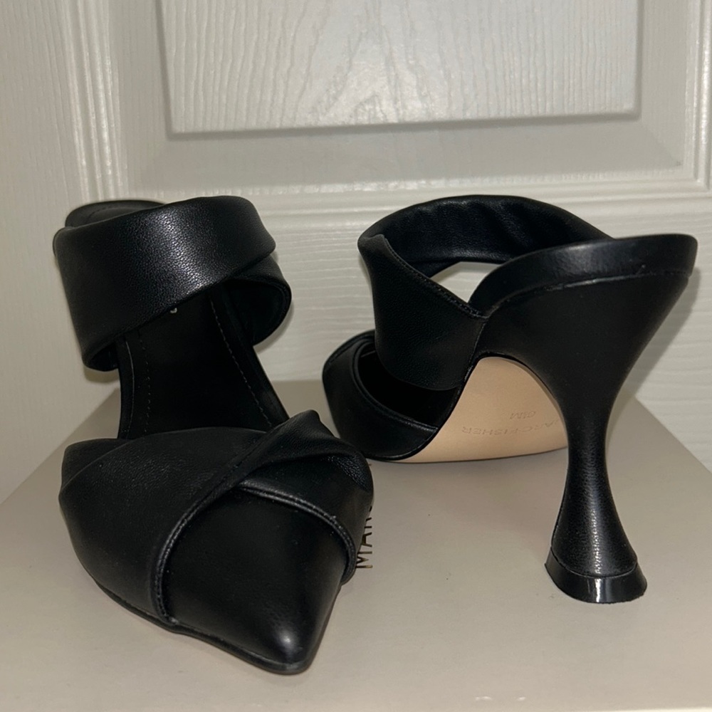 Marc Fisher Black Heaton Mule